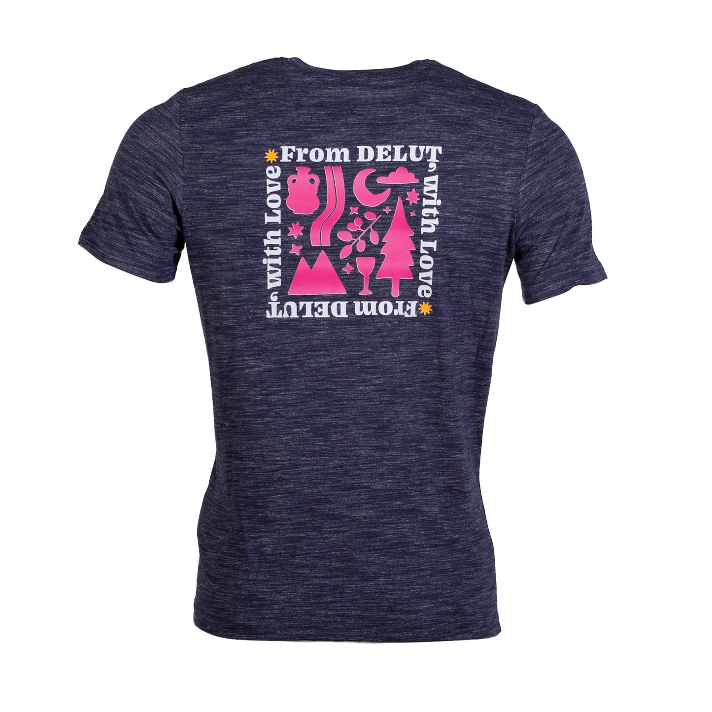 Tricou Amestec Cosmic Blend unisex cosmic navy/white