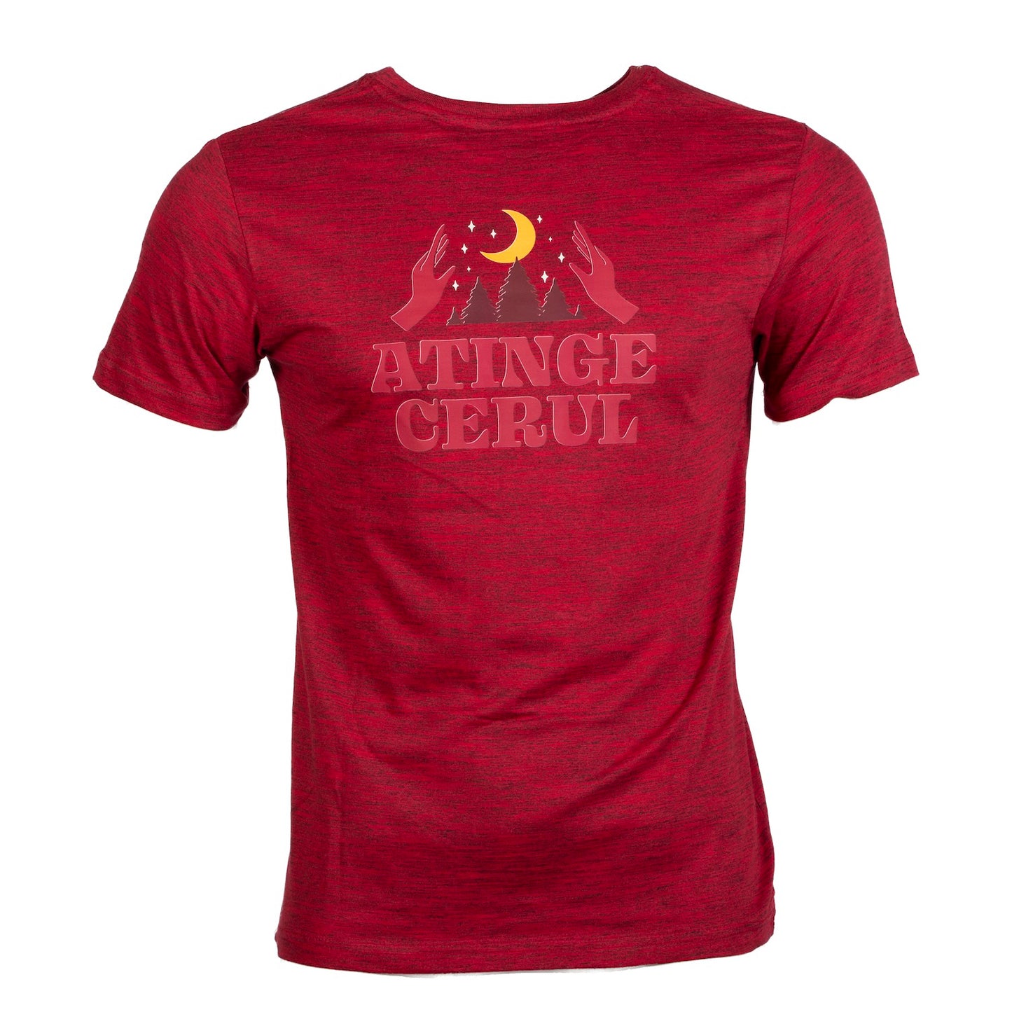 Tricou Amestec Cosmic Blend unisex cosmic red/black