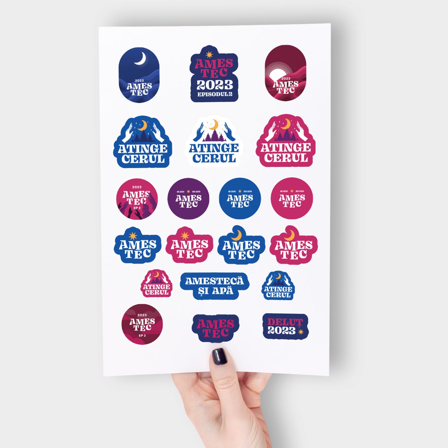 Sticker Pack Amestec Original