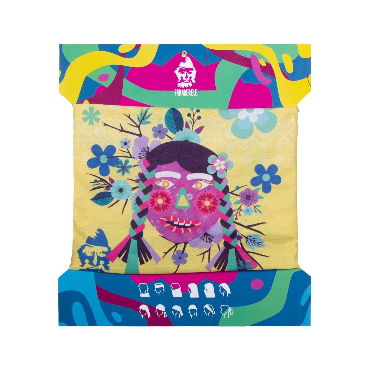 Esarfa multifunctionala Faraderele Baba Stela unisex