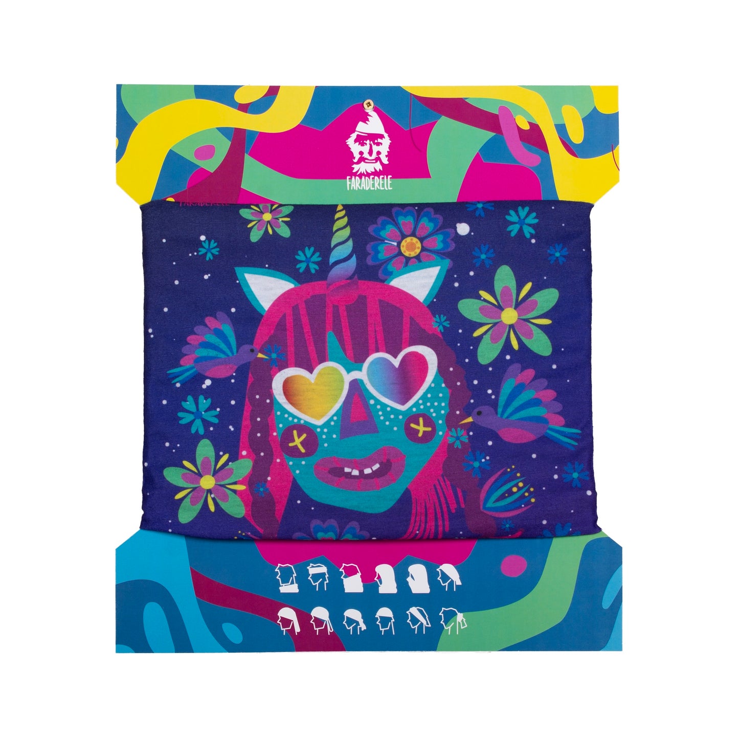 Esarfa multifunctionala Faraderele Baba Ana unisex