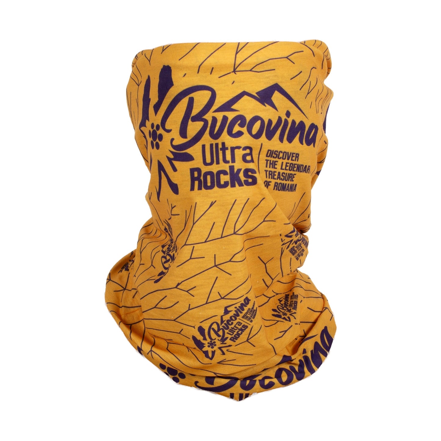 Esarfa multifunctionala Bucovina Ultra Rocks Roots unisex