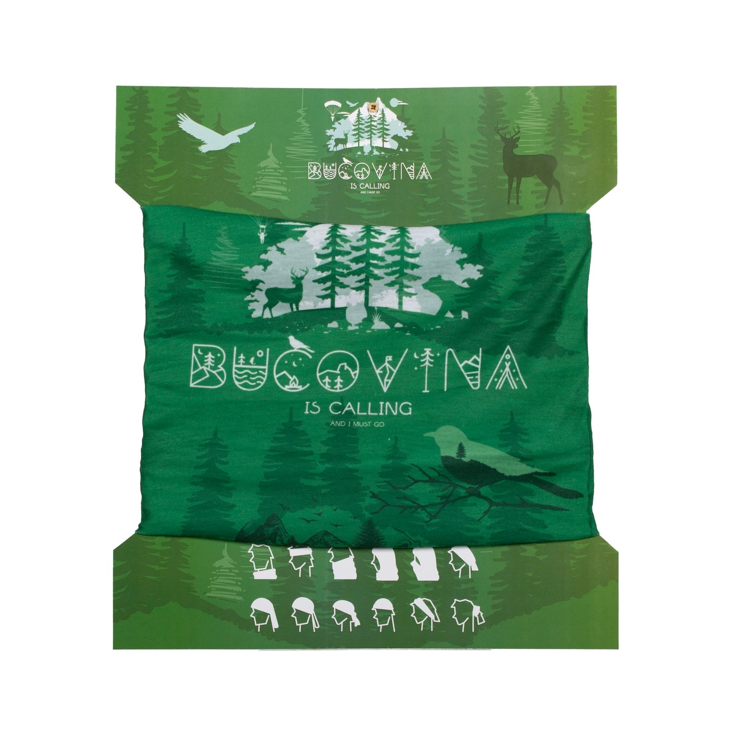 Esarfa multifunctionala Bucovina Adventure Original unisex