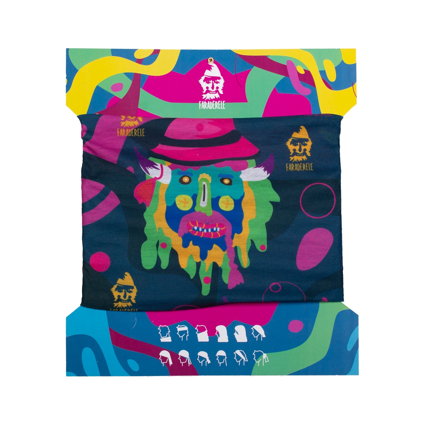 Esarfa multifunctionala Faraderele Mos Ion unisex